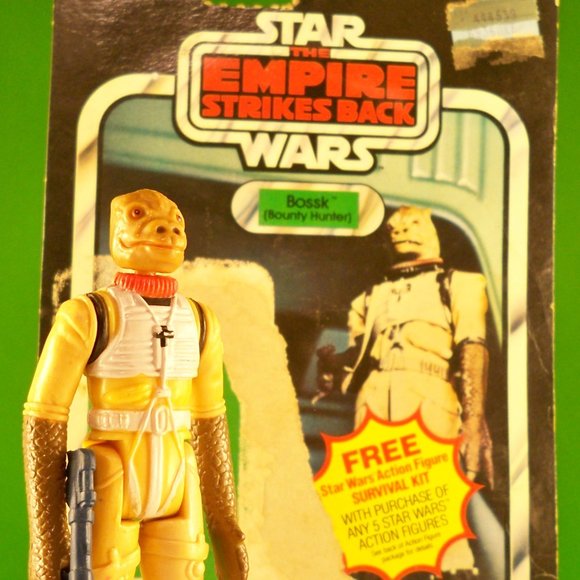 Star Wars The Empire Strikes Back (Bossk) Original Vintage, Packaging Card Back - Picture 1 of 12